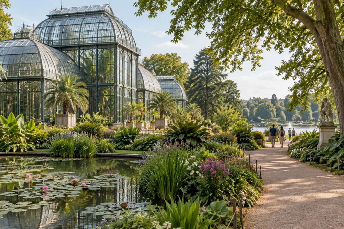 Allée végétalisée du Parc de la Tête d’Or